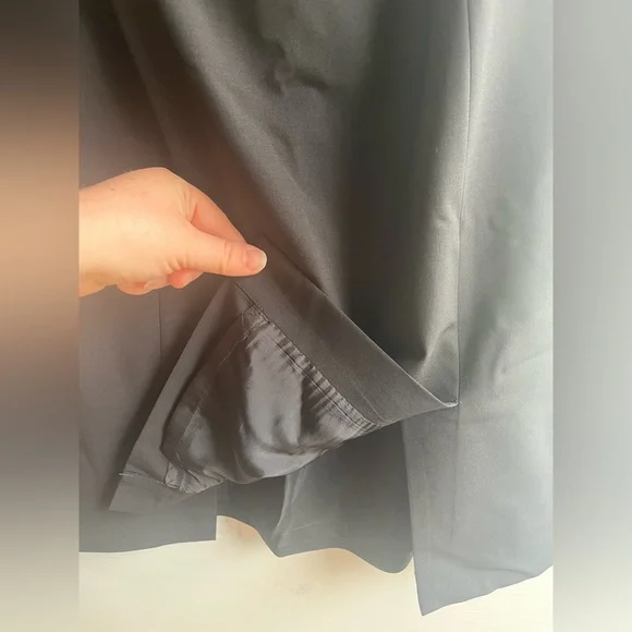 LAFAYETTE 148 New York $298 Black Virgin Wool Classic Pencil Skirt Size 12 EUC - Picture 3 of 7